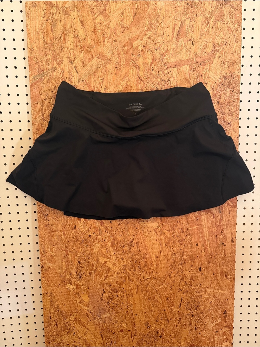 Athleta Black Ace Tennis Flared Active Skort XL